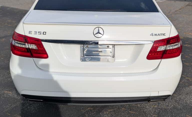 2013 – Mercedes-Benz E-350 – 4-Matic full