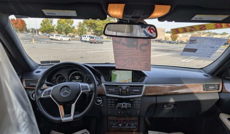 2013 – Mercedes-Benz E-350 – 4-Matic full